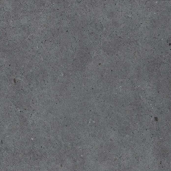 Feinsteinzeug in anthrazit Betonoptik 60x60 - Italienische Fliesen -  - Dunkelgraue gesprenkelte Texturoberfläche, eventuell Stein oder Beton, für Boden oder Verkleidung.