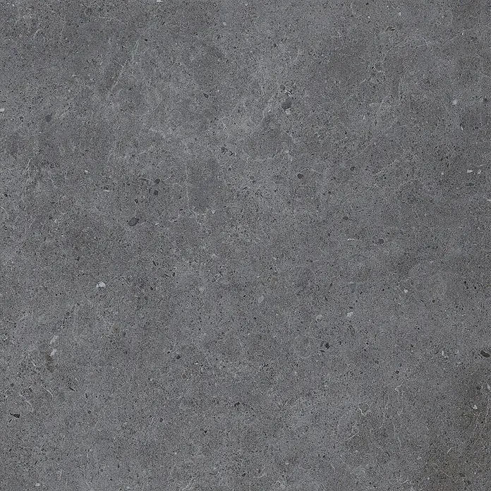 Feinsteinzeug in anthrazit Betonoptik 60x60 - Italienische Fliesen -  - Dunkelgraue, gesprenkelte Beton- oder Steinstruktur mit subtilen helleren Äderungen.