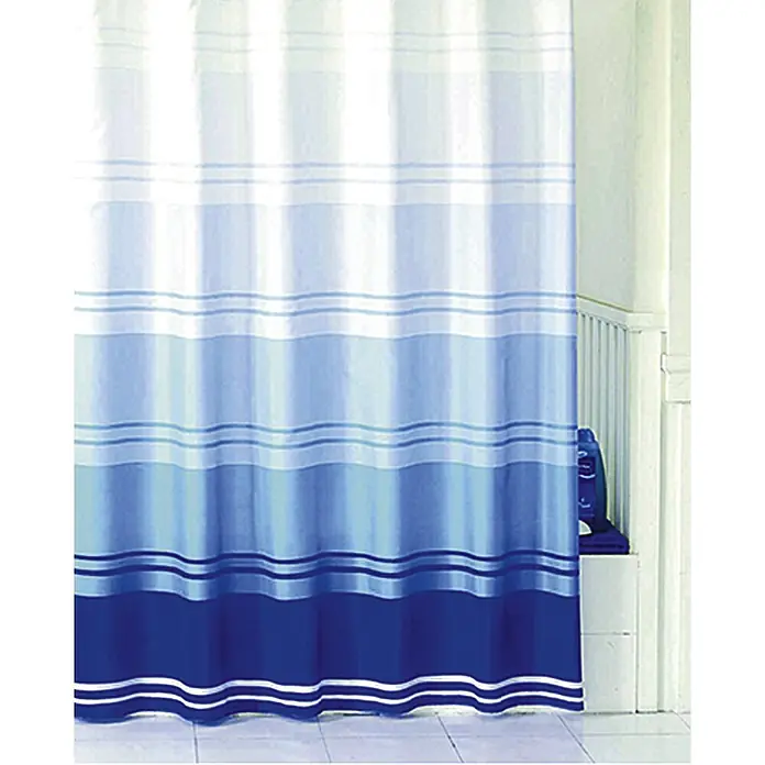 Venus Duschvorhang Sea - B x H: 240 x 200 cm, Textil, Blau - Stimmungsaufnahme