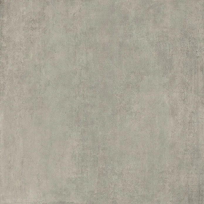 Feinsteinzeug in grauer Betonoptik 120x120 - Italienische Fliesen -  - Matte graue Betonoptik-Fliese mit subtilen Texturvariationen.