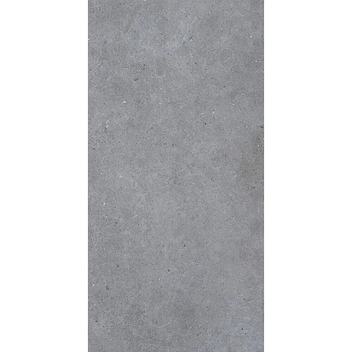 Feinsteinzeug in matter dunkelgrauer Betonoptik 60x120 - Ital. Fliesen -  - Graue Stein- oder Betontextur mit subtilen Variationen.