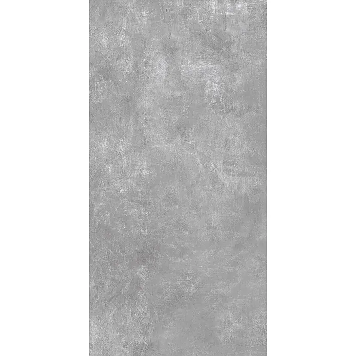 Feinsteinzeug in hellgrauer Harzoptik 60x120 - Italienische Fliesen -  - Texturierte graue Oberfläche mit gebrauchtem, verkratztem Aussehen, geeignet für Industriedesigns.