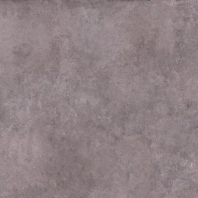Feinsteinzeug in grauer Betonoptik 120x120 - Italienische Fliesen -  - Dunkelgraue Fliese in Betonoptik mit feiner Textur und violetten Untertönen.