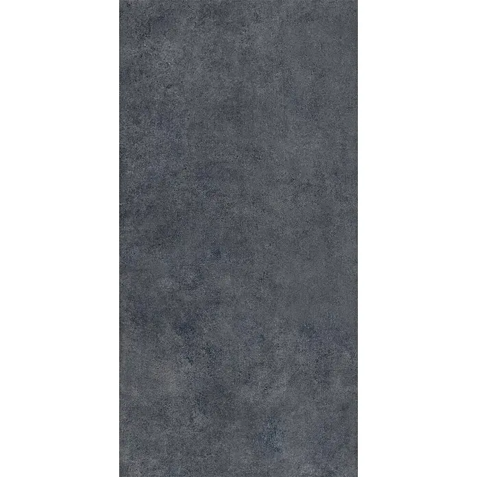 Feinsteinzeug in moderner schwarzer Betonoptik 60x120 - Ital. Fliesen -  - Dunkelgraue, strukturierte Oberfläche mit verwitterter, industrieller Textur.