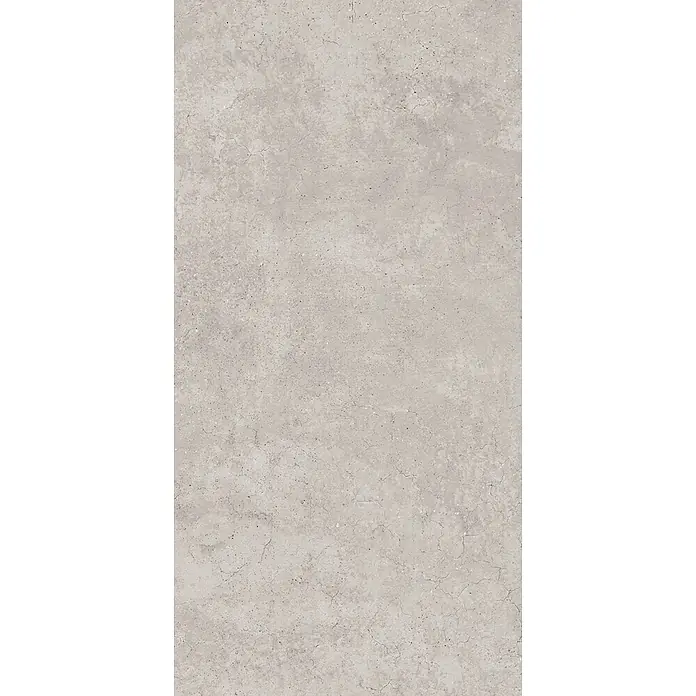 Design-Feinsteinzeug gewachster 30x60 - Italienische Fliesen -  - Hellgraue Betonoptik-Textur mit feinen Sprenkeln und Haarrissen.