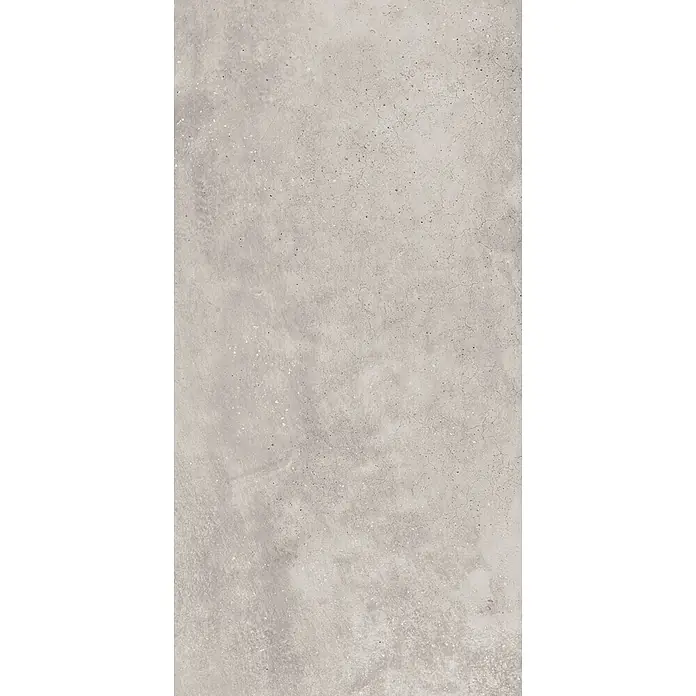 Design-Feinsteinzeug gewachster 30x60 - Italienische Fliesen -  - Helle graue Betontextur mit feinen Sprenkeln und leichten Haarrissen.