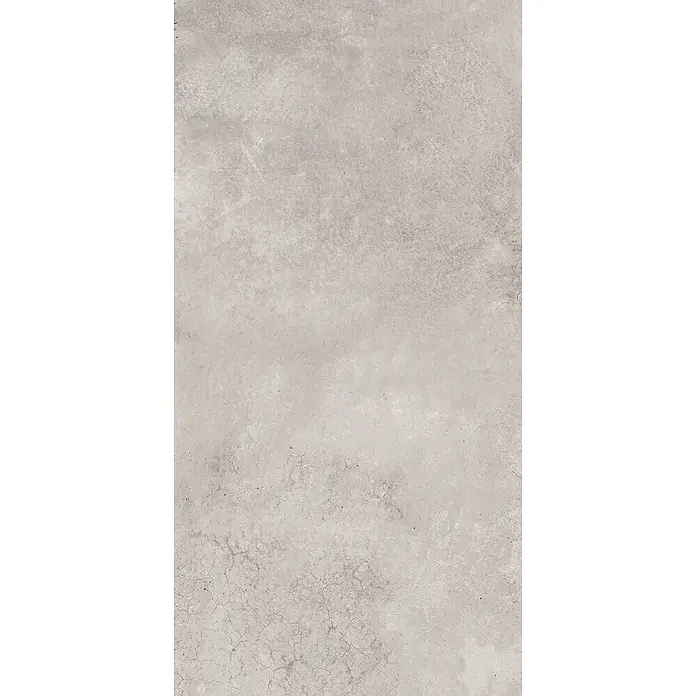 Design-Feinsteinzeug gewachster 30x60 - Italienische Fliesen -  - Helle, verwitterte Betontextur mit feinen Rissen.