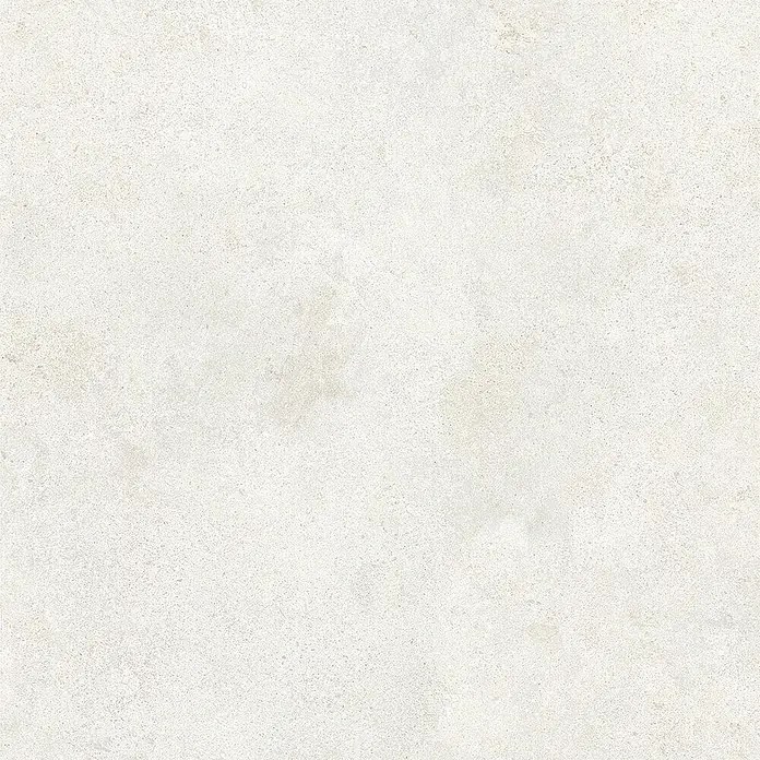 Feinsteinzeug in strukturierter weißer Betonoptik 60x60 - Ital. Fliesen -  - Helle beige strukturierte Stein- oder Keramikfliese.