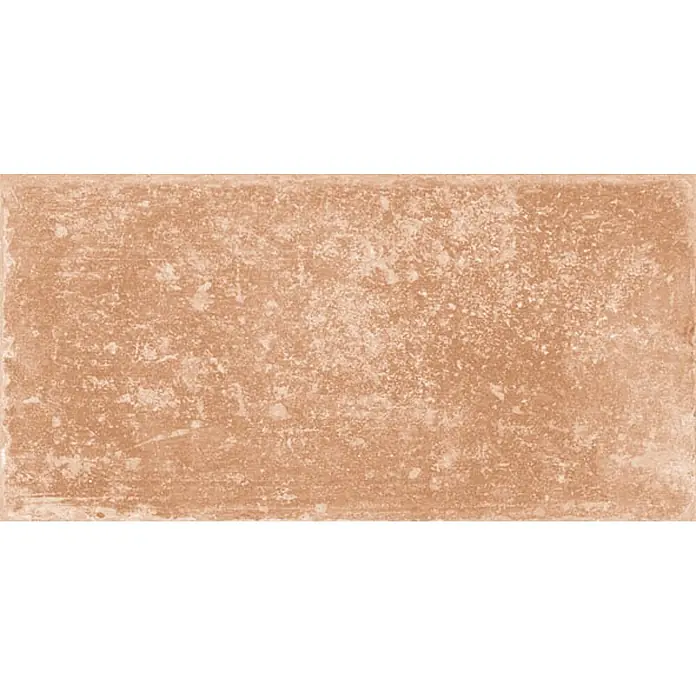Feinsteinzeug in Terrakottaoptik 15x30, 20 mm, rutschhemmend -  - Rustikale, rötlich-braune, strukturierte Fliese für Böden oder Wände, mit gealterter Optik.