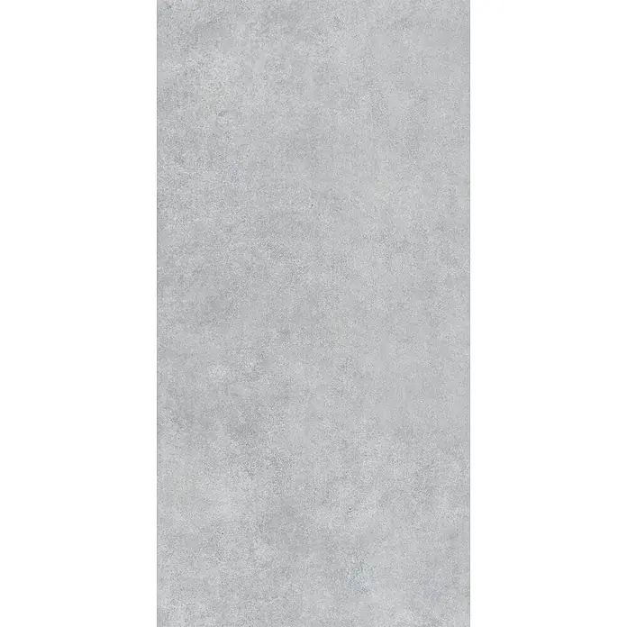 Feinsteinzeug in moderner hellgrauer Betonoptik 60x120 - Ital. Fliesen -  - Graue, texturierte Betonoberfläche.