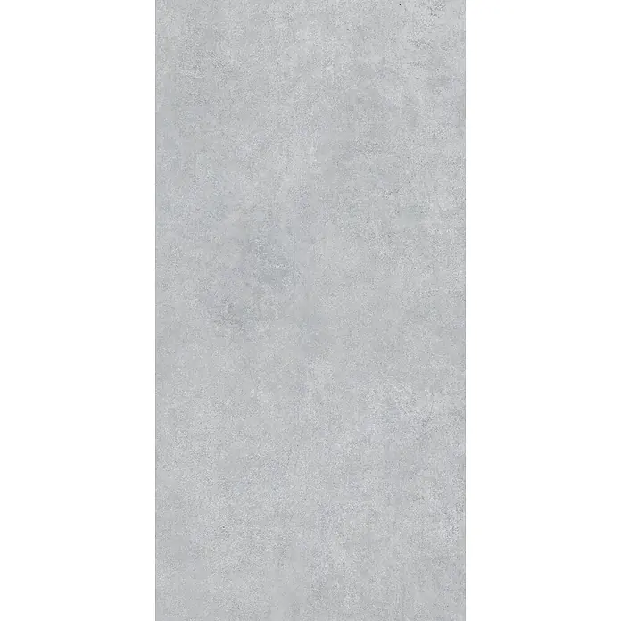Feinsteinzeug in moderner hellgrauer Betonoptik 60x120 - Ital. Fliesen -  - Hellgraue, strukturierte Betonoberfläche mit mattem Finish.