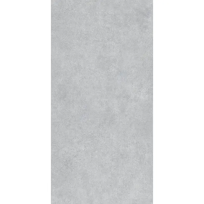 Feinsteinzeug in moderner hellgrauer Betonoptik 60x120 - Ital. Fliesen -  - Helle graue Betontextur, geeignet für Boden- oder Wandflächen.