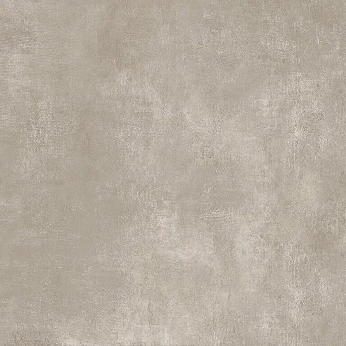 Feinsteinzeug in beiger Harzoptik 80x80 - Italienische Fliesen -  - Texturierte hellbeige Oberfläche mit einer verwitterten, betonartigen Optik.