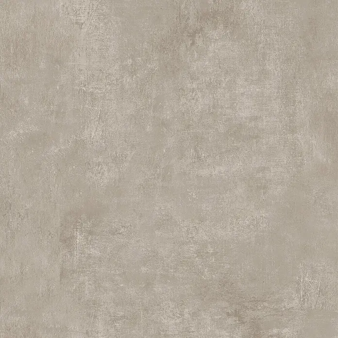 Feinsteinzeug in beiger Harzoptik 80x80, 20 mm, rutschhemmend -  - Helle beigefarbene Betonoptik-Oberfläche mit gebrauchter, matter Textur.