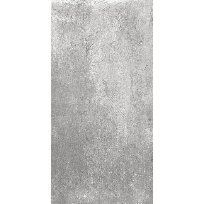 Feinsteinzeug in hellgrauer Harzoptik 30x60 - Italienische Fliesen -  - Abgenutzte hellgraue Betontextur.