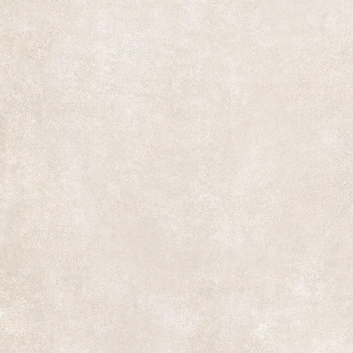 Feinsteinzeug in moderner elfenbeinfarbener Betonoptik 60x60 -  - Helle beige strukturierte Oberfläche.