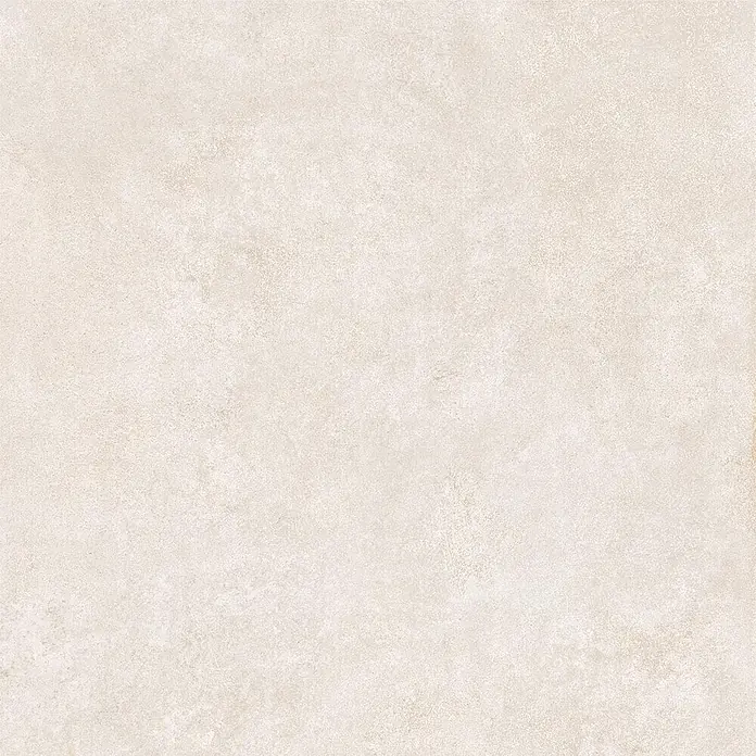 Feinsteinzeug in moderner elfenbeinfarbener Betonoptik 60x60 -  - Helle beige, subtil strukturierte Fliese, ideal für moderne Böden oder Wände.