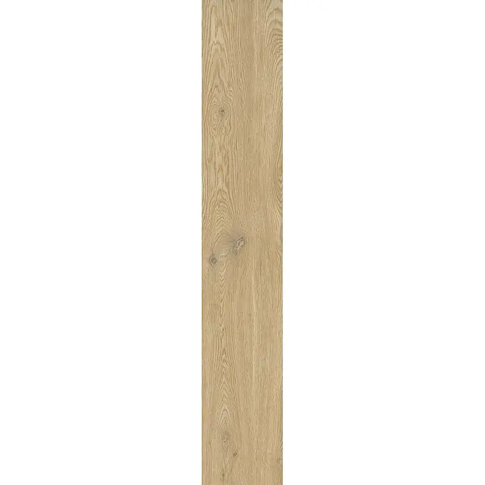 Feinsteinzeug in hellbraun Holzoptik 20x120 - Italienische Fliesen -  - Helle Eichenholztextur mit ausgeprägter Maserung und dezenten Ästen.