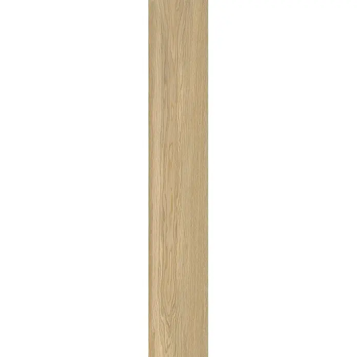 Feinsteinzeug in hellbraun Holzoptik 20x120 - Italienische Fliesen -  - Helle Naturholzstruktur mit ausgeprägter vertikaler Maserung, ideal für Böden oder Verkleidungen.