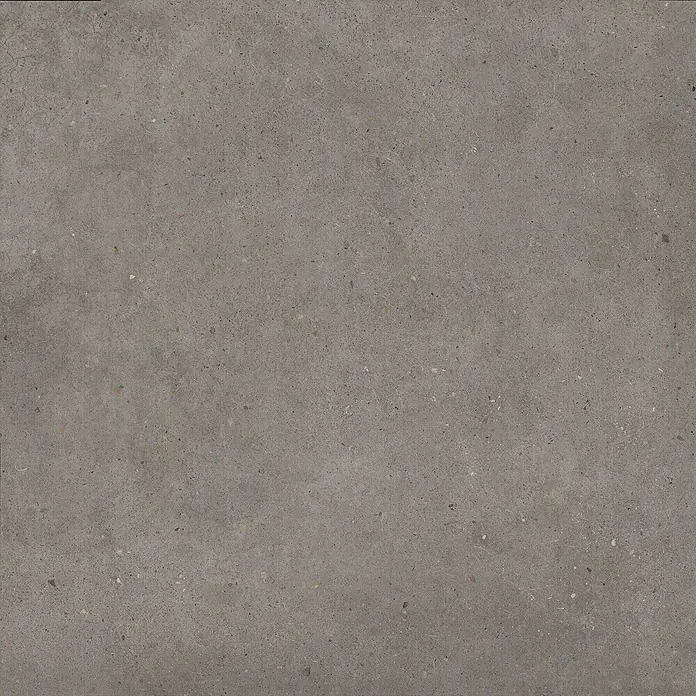 Design-Feinsteinzeug brauner matter 120x120 - Italienische Fliesen -  - Nahaufnahme einer grauen, gesprenkelten Beton- oder Steinstruktur, ideal für Boden- oder Wandbeläge.
