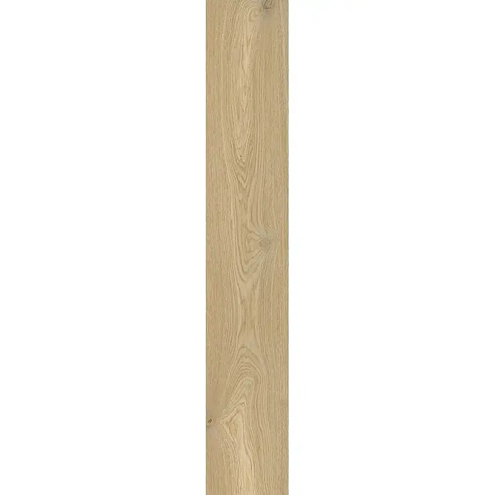 Feinsteinzeug in hellbraun Holzoptik 20x120 - Italienische Fliesen -  - Helles Naturholzpaneel mit ausgeprägter Maserung und Ästen.