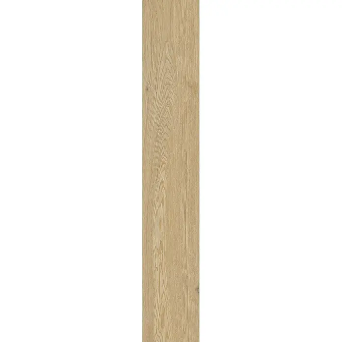 Feinsteinzeug in hellbraun Holzoptik 20x120 - Italienische Fliesen -  - Helles Eichenholzpaneel mit ausgeprägter Maserung.