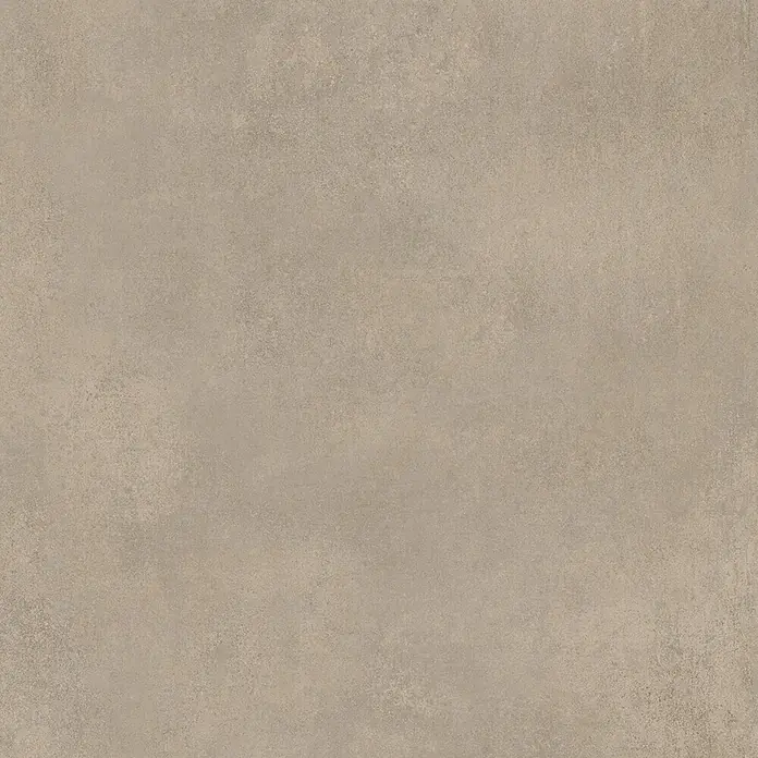 Feinsteinzeug in spachtelartiger brauner Harzoptik 60x60 - Ital. Fliesen -  - Texturierte hellbeige Oberfläche, Beton oder Stein ähnelnd, ideal für moderne Innenarchitektur.