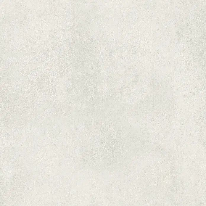 Feinsteinzeug in spachtelartiger weißer Harzoptik 60x60 - Ital. Fliesen -  - Hellgraue texturierte Oberfläche, möglicherweise Beton oder Stein, mit subtilen Variationen.