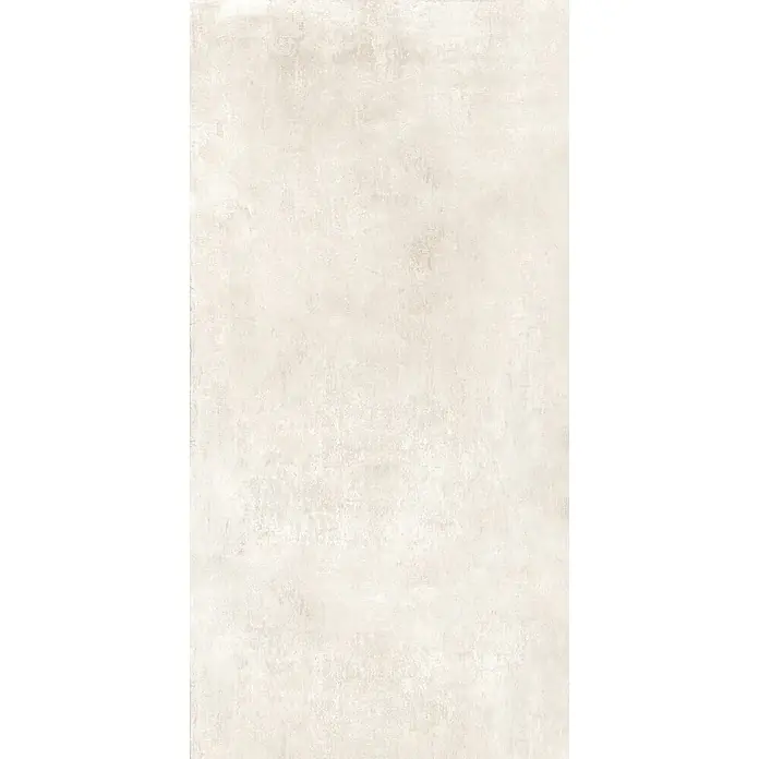 Feinsteinzeug in elfenbein Harzoptik 60x120 - Italienische Fliesen -  - Helle beige texturierte Oberfläche mit einer abgenutzten, beton- oder putzartigen Optik.
