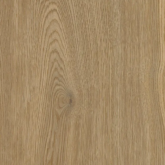 Feinsteinzeug in dunkelbrauner Holzoptik 20x120 - Italienische Fliesen -  - Helle, naturbraune Holzmaserung mit vertikalen Linien und einem deutlichen Ast.