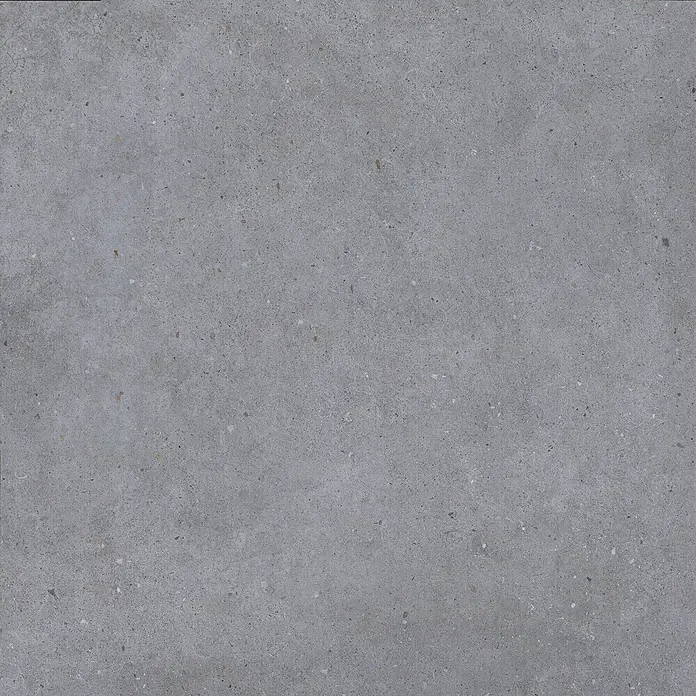 Design-Feinsteinzeug dunkelgrauer matter 120x120 - Italienische Fliesen -  - Graue Betontextur mit feiner Sprenkelung, geeignet für Boden- oder Wandbeläge.