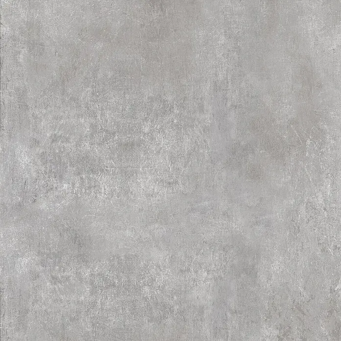 Feinsteinzeug in hellgrauer Harzoptik 80x80, 20 mm, rutschhemmend -  - Graue Betontextur mit subtilen Farbvariationen und leichten Oberflächenkratzern.