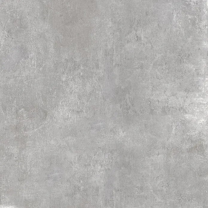 Feinsteinzeug in hellgrauer Harzoptik 80x80, 20 mm, rutschhemmend -  - Helle, abgenutzte graue Betontextur, ideal für industrielle oder moderne Oberflächen.
