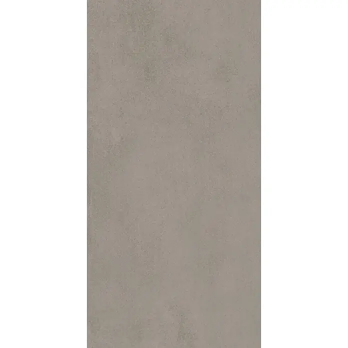 Feinsteinzeug in spachtelartiger dunkelgrauer Harzoptik 60x120 -  - Matte mittelgraue Betontextur.