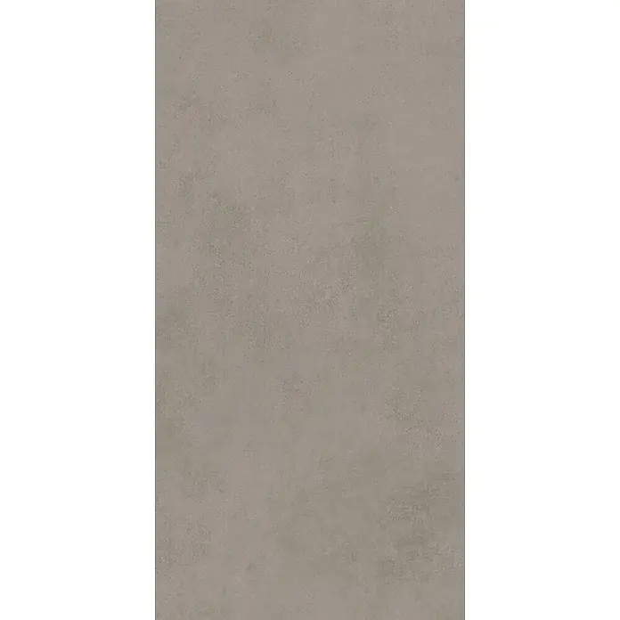 Feinsteinzeug in spachtelartiger dunkelgrauer Harzoptik 60x120 -  - Warme graue Betonstruktur mit subtilen Variationen.