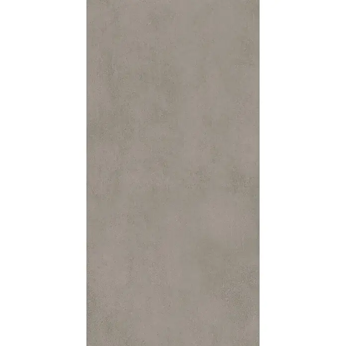 Feinsteinzeug in spachtelartiger dunkelgrauer Harzoptik 60x120 -  - Hellgraue Oberfläche mit Betonoptik-Textur.