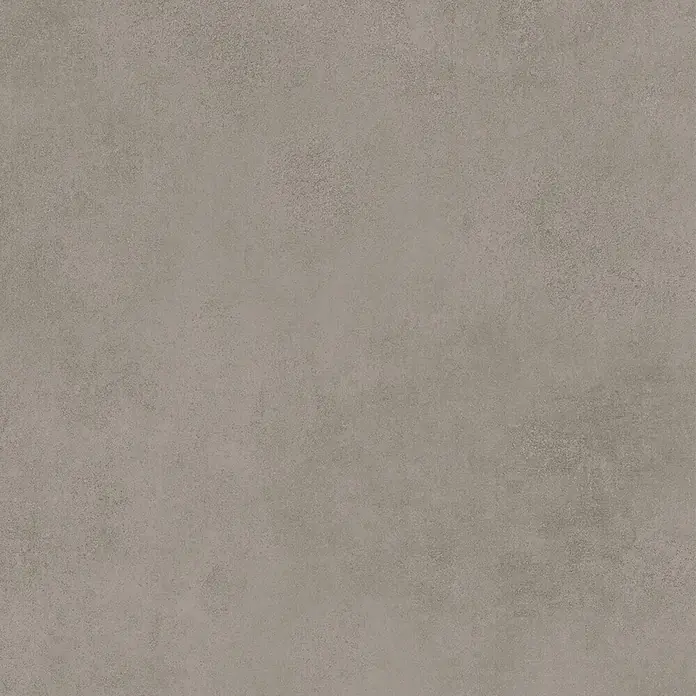 Feinsteinzeug in spachtelartiger dunkelgrauer Harzoptik 60x60 -  - Matte graue, texturierte Oberfläche mit subtiler Beton- oder Zementoptik.