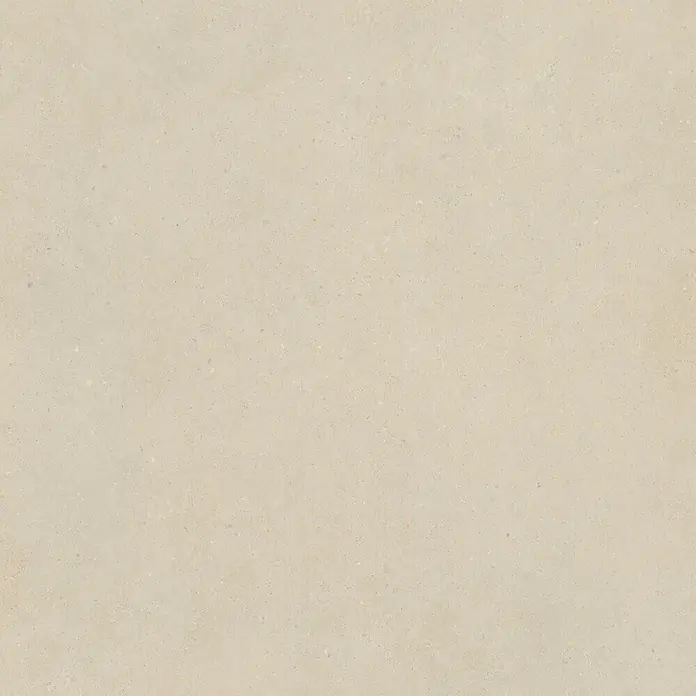 Feinsteinzeug in matter beiger Betonoptik 120x120 - Italienische Fliesen -  - Helle, beige gesprenkelte Oberfläche, ideal für moderne Boden- oder Wandfliesen.