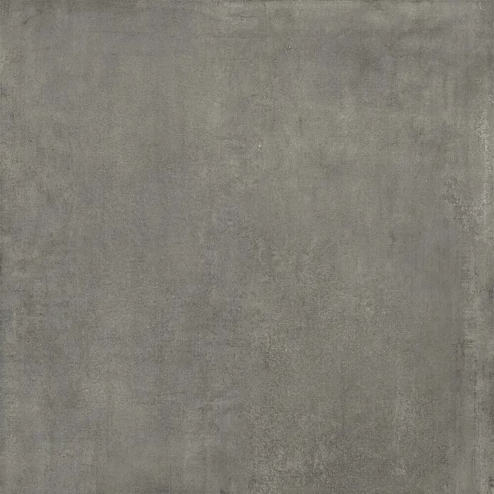 Feinsteinzeug in schwarzer Betonoptik 120x120 - Italienische Fliesen -  - Dunkelgraue, strukturierte Oberfläche in Betonoptik.