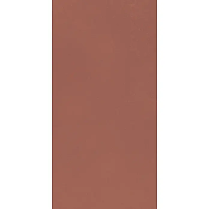 Feinsteinzeug in farbiger roter Betonoptik 60x120 - Italienische Fliesen -  - Strukturierte, mattierte, rotbraune Oberfläche.