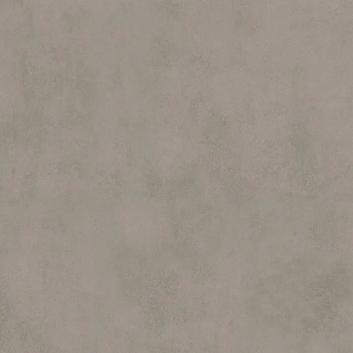 Feinsteinzeug in dunkelgrauer spachtelartiger Harzoptik 120x120 -  - Mittelgraue Betontextur mit subtilen Oberflächenvariationen.