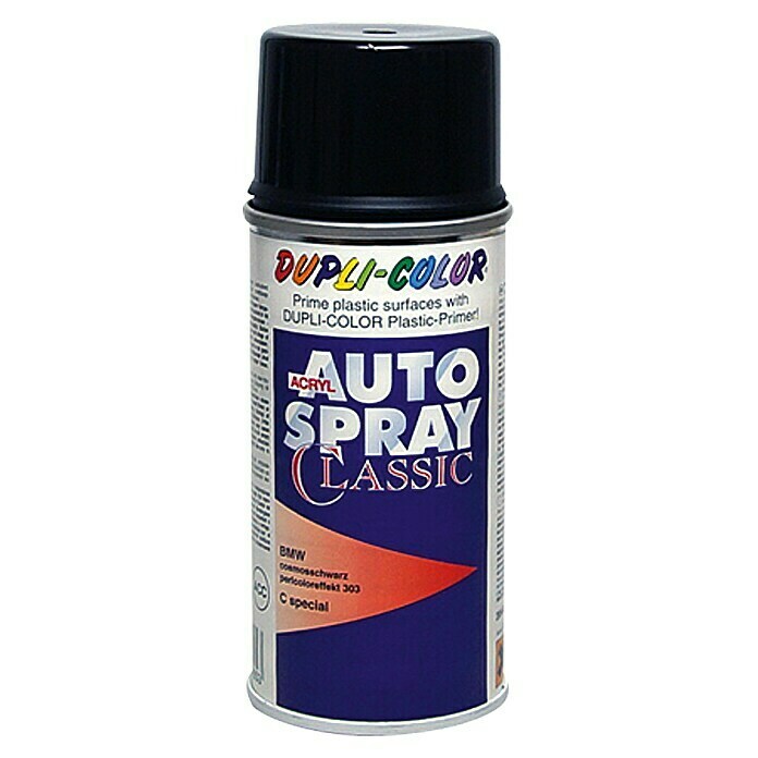 Dupli-Color Acryl-Autospray Classic (BMW, Cosmosschwarz Perlcoloreffekt, 150 ml)