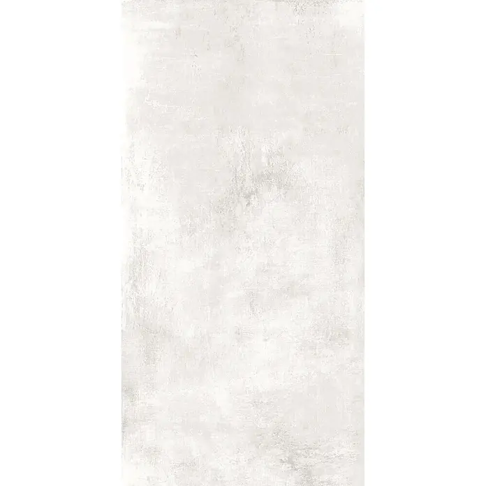 Feinsteinzeug in weißer Harzoptik 60x120, rutschhemmend - Ital. Fliesen -  - Hellgraue Texturoberfläche mit subtilen gebürsteten Effekten, ideal für moderne Designanwendungen.