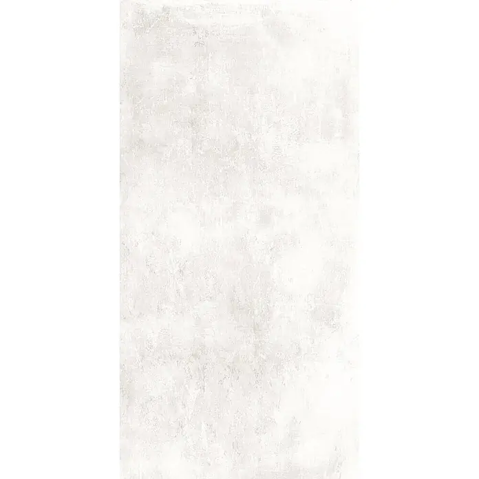 Feinsteinzeug in weißer Harzoptik 60x120, rutschhemmend - Ital. Fliesen -  - Helle graue, strukturierte Oberfläche, ideal als dezenter Hintergrund.