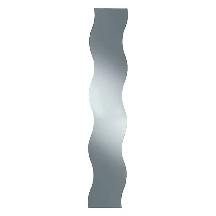 Kristall-Form Wandspiegel Wave - B x H: 29 x 150 cm - Abstrakt geformter Wandspiegel. Der Spiegel hat eine wellenförmige Form und bietet ein modernes Design für jeden Raum.