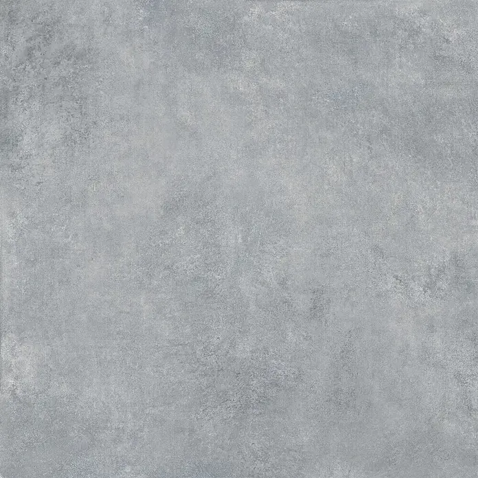 Feinsteinzeug in moderner dunkelgrauer Betonoptik 80x80 - Ital. Fliesen -  - Strukturierte graue Fliese mit mattem Finish, Beton oder Stein ähnelnd.