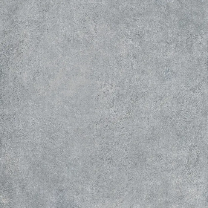 Feinsteinzeug in dunkelgrauer Betonoptik 120x120 - Italienische Fliesen -  - Matte graue Fliese mit subtiler Betontextur.