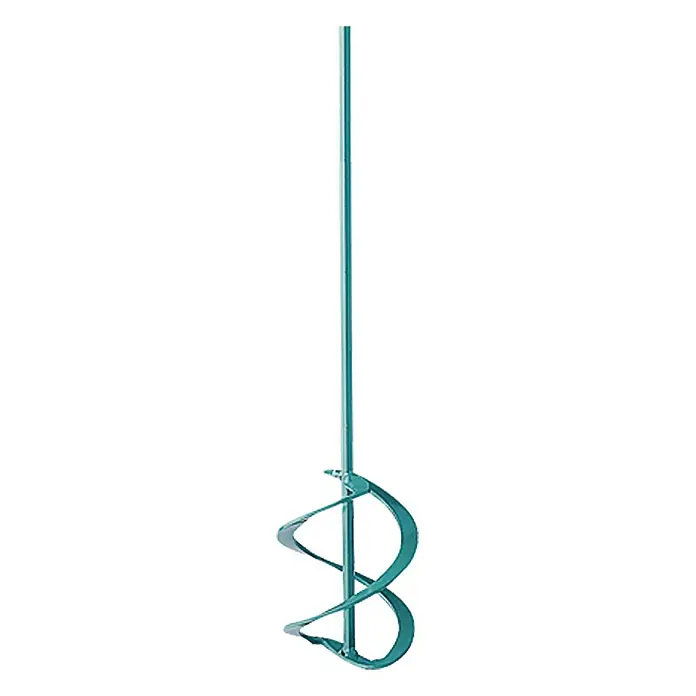 Collomix Varilla mezcladora manual WK 120 S - 120 mm, Hexadecimal, Con anillo de protección - Paleta mezcladora para pinturas, adhesivos y más. Herramienta ideal para uso en obras y para aficionados al bricolaje.