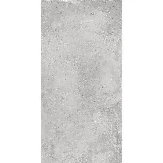 Feinsteinzeug in gewachster dunkelgrauer Betonoptik 60x120 - Ital. Fliesen -  - Hellgraue Betonoptik-Oberfläche mit subtilen Texturvariationen.