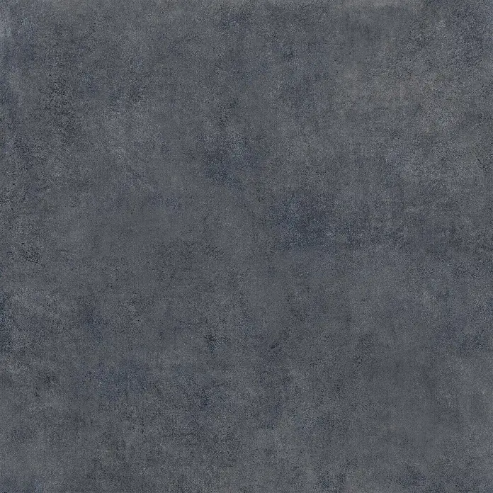 Feinsteinzeug in schwarzer Betonoptik 120x120 - Italienische Fliesen -  - Dunkelgrau-blaue strukturierte Oberfläche, ideal für moderne Boden- oder Wandbeläge.